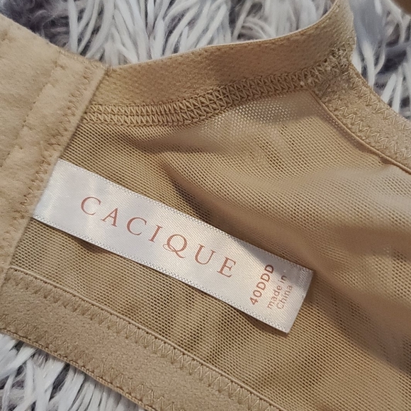 Cacique Lightly Padded Balconette Bra, sz 40DDD - Picture 5 of 6